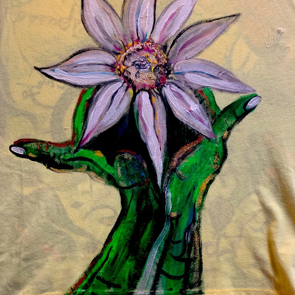 Wearable art painted by me